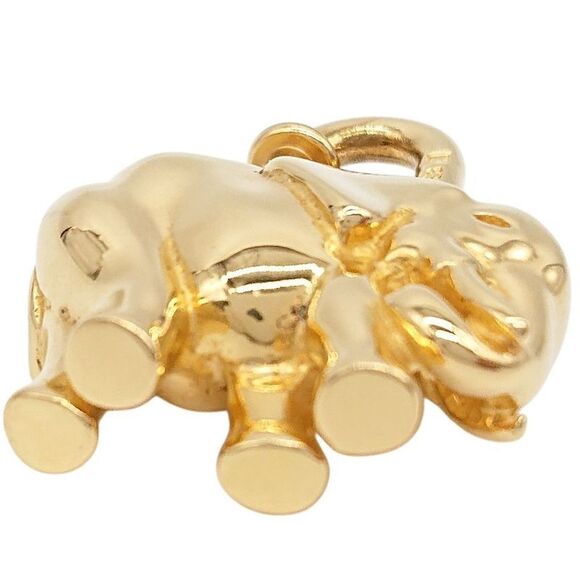 Hermes Cadenas 1997 Limited Edition Elephant Gold Shoulder Bags